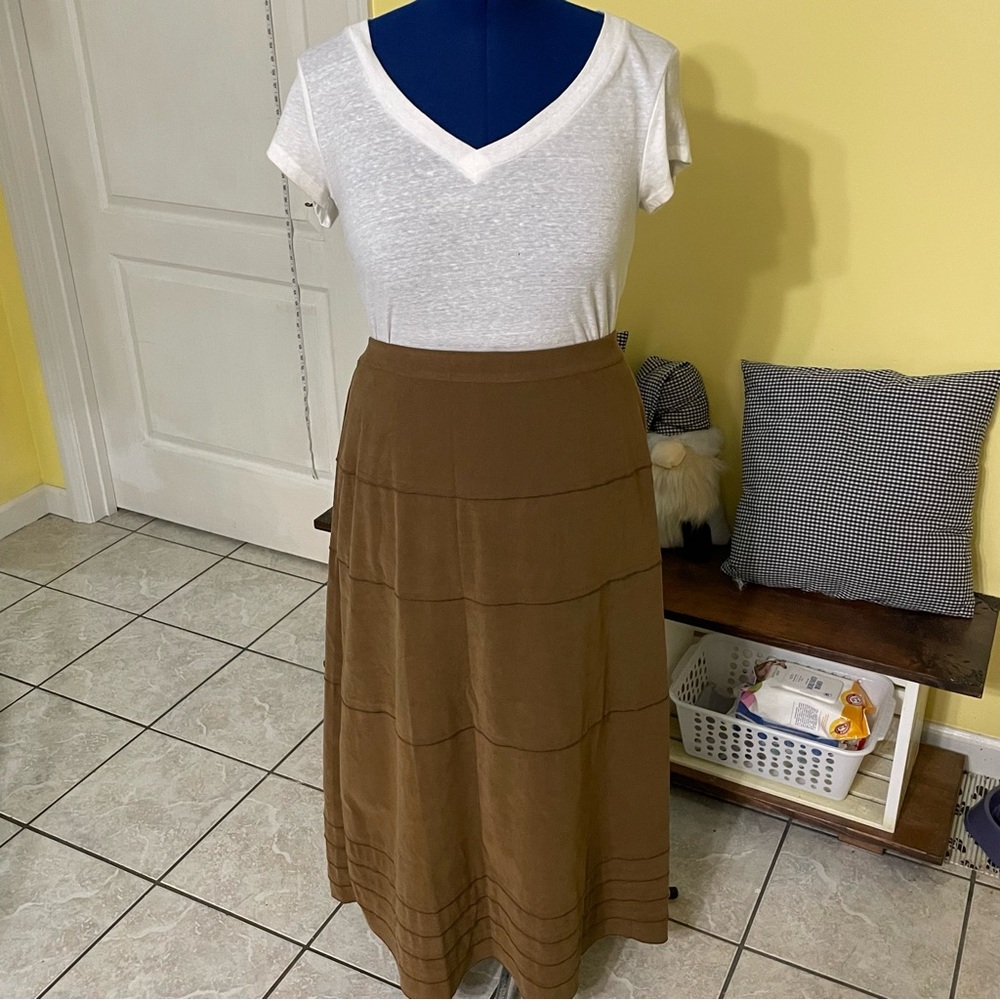 D&Co Brown Maxi Women's Skirt